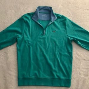 Vineyard Vines, Teal 3/4 Zip, Sz. Small Never Worn